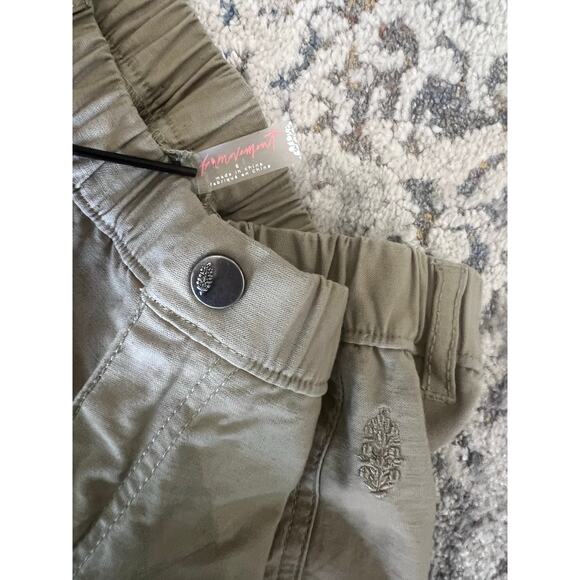Free People FP Movement Voyage Cargo Straight Leg Desert Taupe Small waist 28.5" - Picture 3 of 12